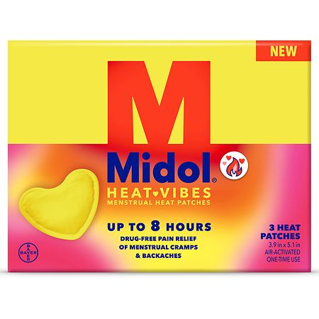 Midol Menstrual Pain Relief Heat Patches