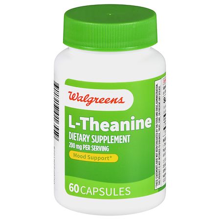Walgreens L-Theanine 200 mg Capsules (60 days)