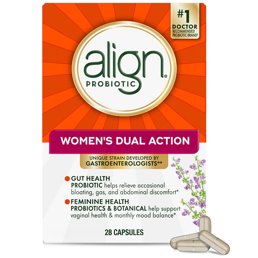 Align Women's Health Prebiotic + Probiotic Align Probiotic, Women's Dual Action, Multi-Strain, Supports Feminine