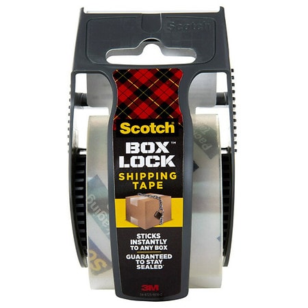 Scotch Box Lock Tape 1.88in x 1000in Clear