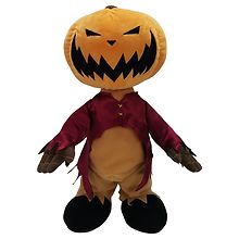 Disney Nightmare Before Christmas HALLOWEEN PUMPKIN KING ANIMATED PLUSH ...