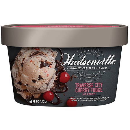 Hudsonville Traverse City Cherry Fudge Ice Cream