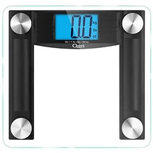 Digital Body Weight Bathroom Scale with Body Tape Measure Large Blue LCD  Pesa