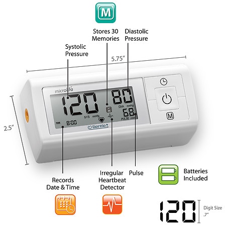 Microlife Automatic/Digital Blood Pressure Monitor, Upper Arm Cuff