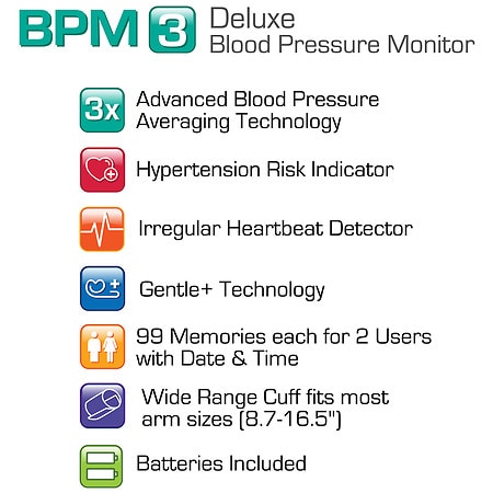 microlife bpm 3 deluxe blood pressure monitor