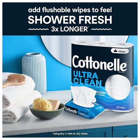 Cottonelle Toilet Paper, Strong Bath Tissue