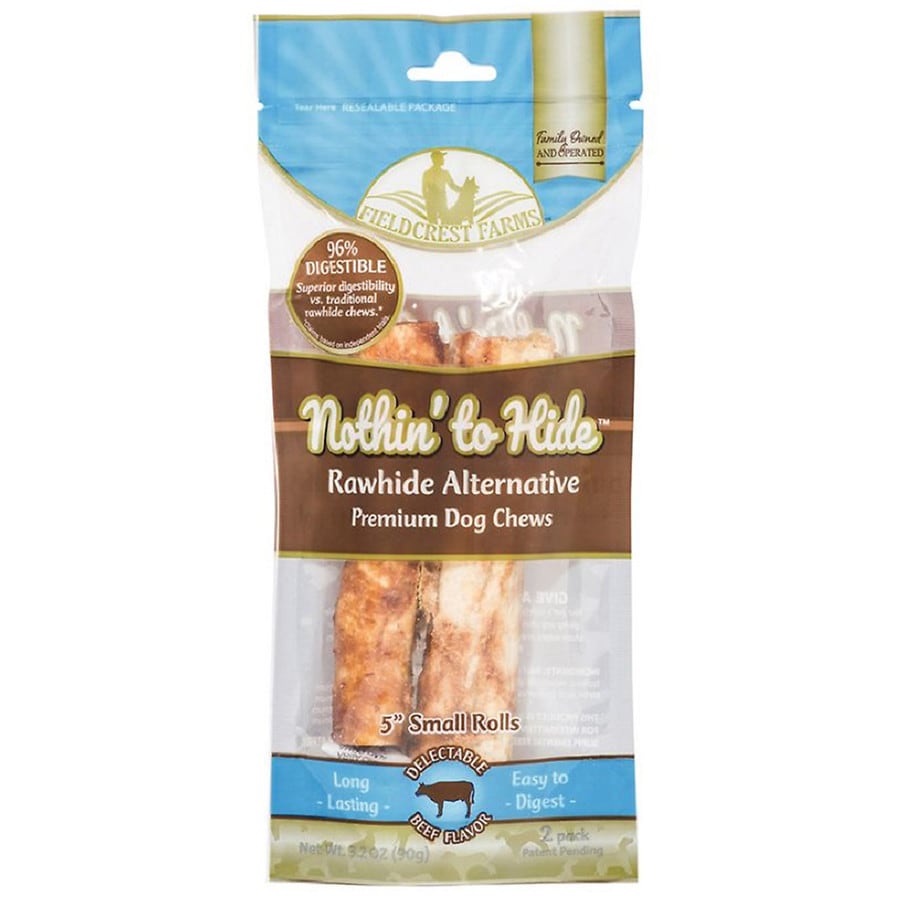 Rabbit Hide Roll Enrichment Chews for Large Dogs — Animal Connection LLC