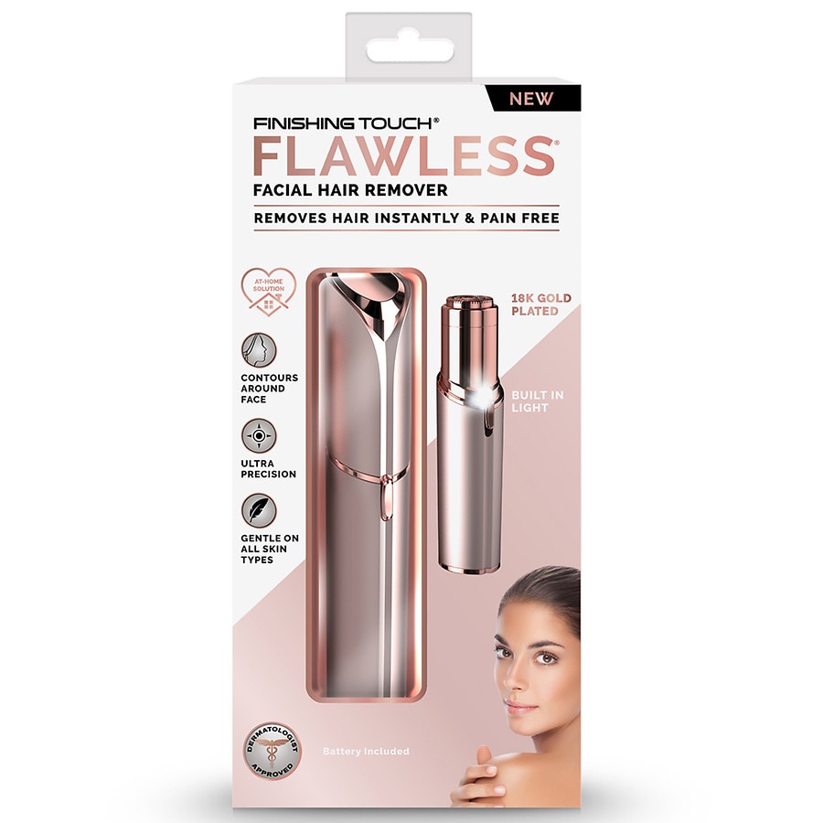 Finishing Touch Flawless, Facial Hair Remover, Blush | Walgreens
