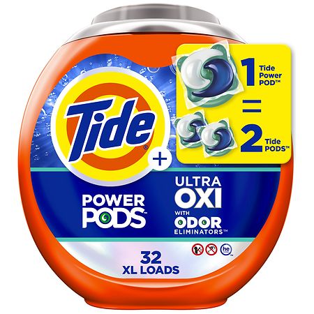 Tide Ultra Oxi Power Pods with Odor Eliminators