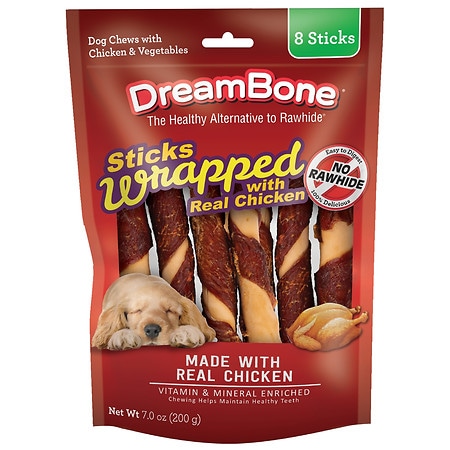 DreamBone Sticks Wrapped with Real Chicken