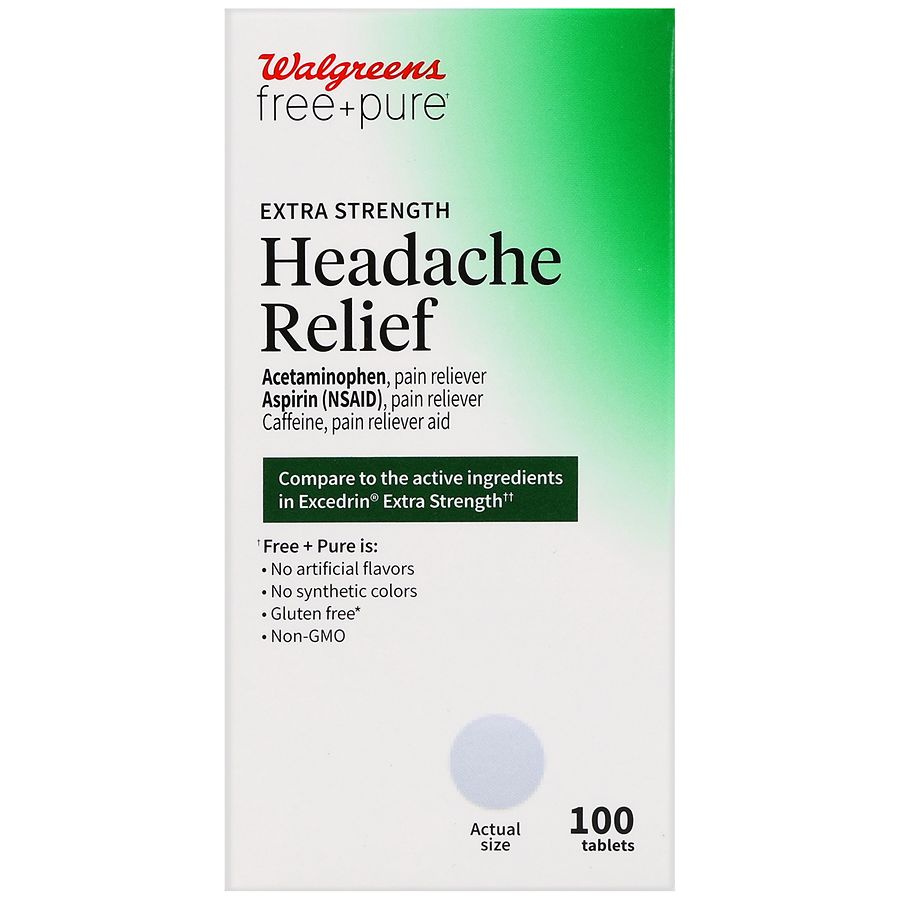 Walgreens Headache Relief Tablets Walgreens