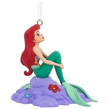 Hallmark Disney The Little Mermaid Ariel on Rock Christmas Ornament H19 ...