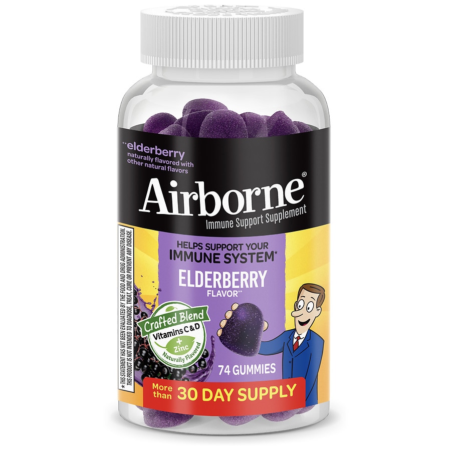 Daily Immune Gummies Elderberry deals Flavor - 5 Bottles 300 Gummies