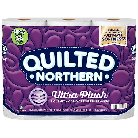 Quilted Northern Ultra Plush Mega Roll 3-ply Bathroom Tissue