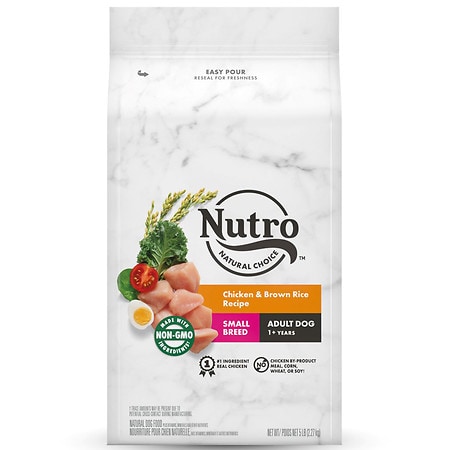 Nutro NATURAL CHOICE Small Breed Adult Dry Dog Food, Chicken & Brown Rice Recipe
