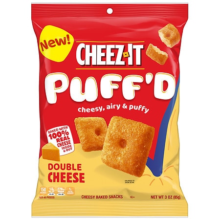 【格安saleスタート】 UPC 024100000234 - Cheez-It Puff d Double Cheese Cheesy チャイルドシート