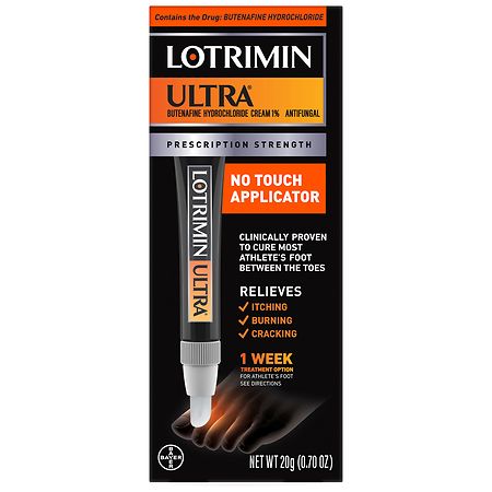 Lotrimin 1 Week Athlete's Foot Treatment Cream No Touch Applicator
