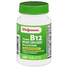 Walgreens Vitamin B12 500 Mcg Tablets | Walgreens