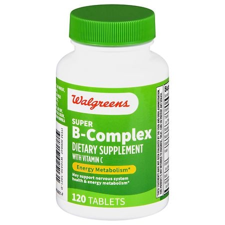 Walgreens Super B-Complex with Vitamin C Tablets