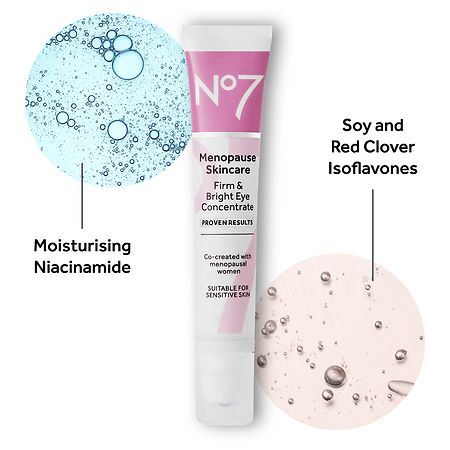 No7 Menopause Skincare Firm & Bright Eye Concentrate | Walgreens
