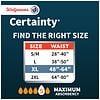 Walgreens Certainty Men's ComfortLux Underwear Maximum Absorbency XL ...