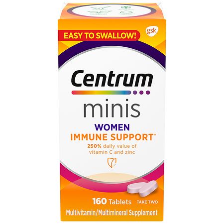 Centrum Women Minis Multivitamin & Multimineral + Immunity Supplements Tablets