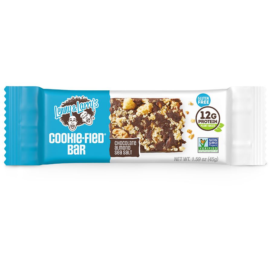 Lenny & Larry's The Complete Cookie-Fied Bar Chocolate Almond Sea Salt ...