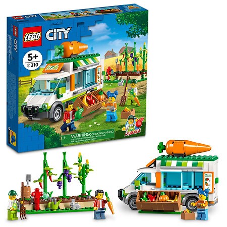 Lego City Farm, Farmers Market Van 60345 310 piece LEGO Building