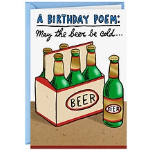 Shoebox Funny Birthday Card (Beer Poem You're Old Joke) E28 | Walgreens