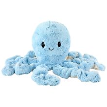 Festive Voice Holiday Plush Octopus Blue 