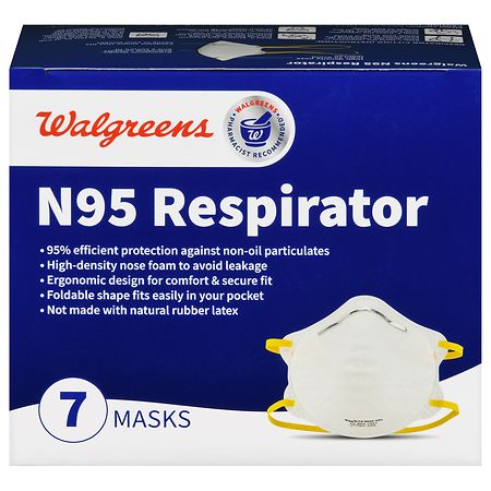 Walgreens N95 Respirator Masks