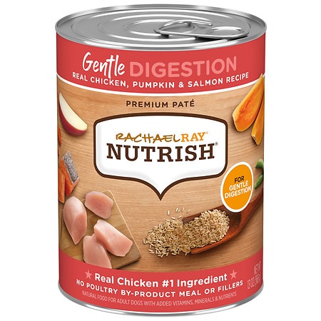 Rachel Ray Nutrish Gentle Digestion Real Chicken, Pumpkin & Salmon Recipe, Wet Dog Food