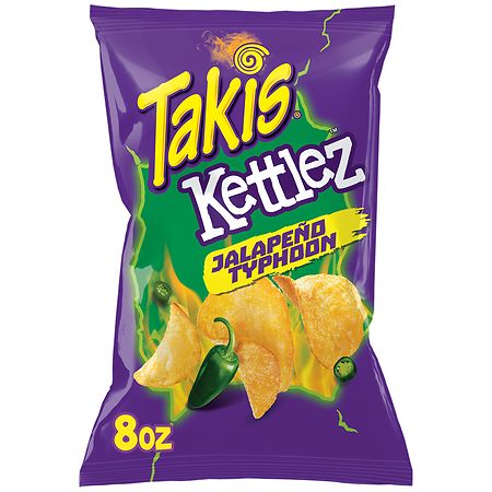 Takis Kettlez Jalepeno Kettle-Cooked Potato Chips Jalapeno