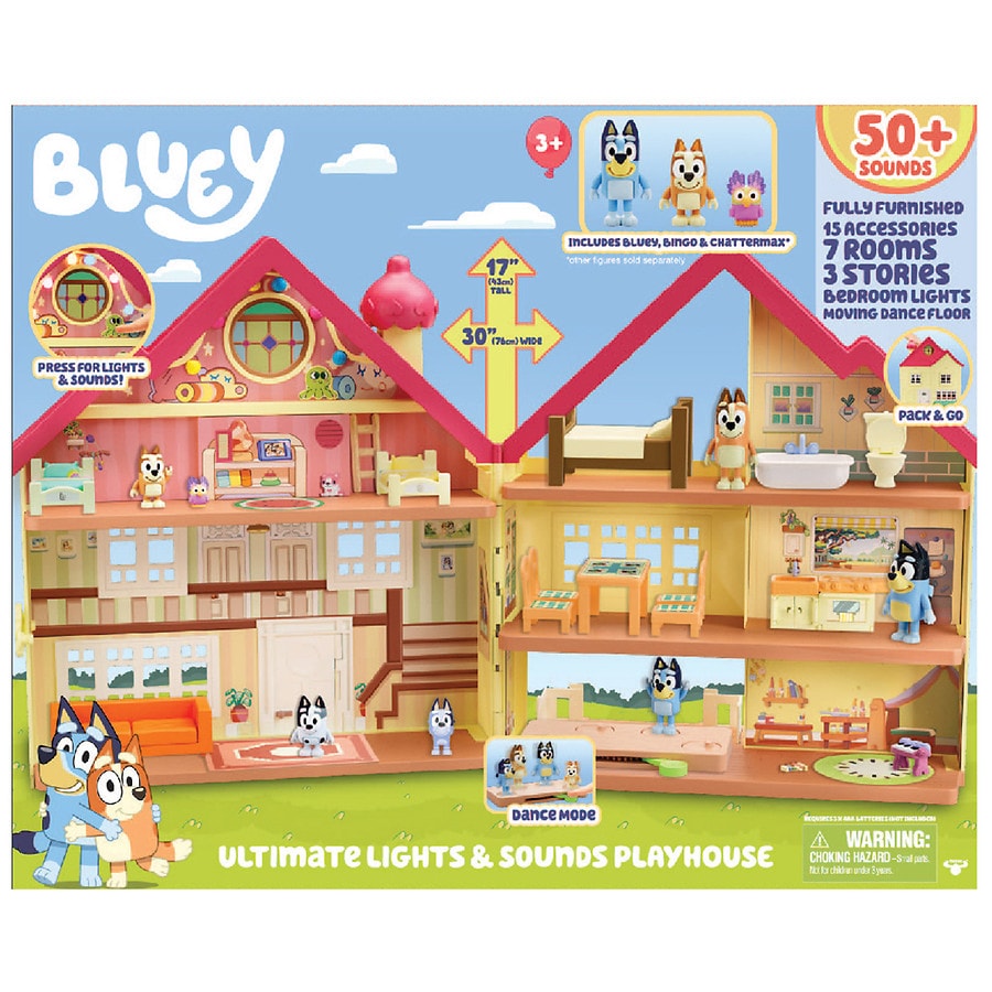 Bluey Deluxe House Play Set | Walgreens