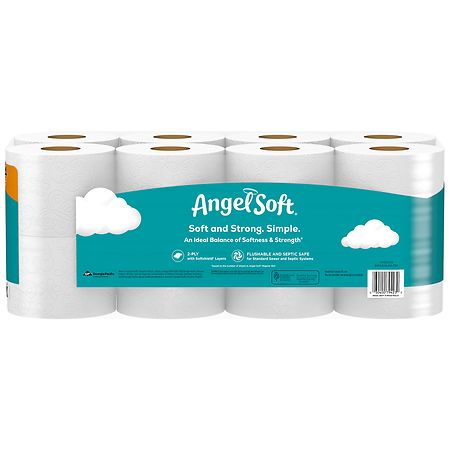 Angel Soft 2-Ply Bathroom Tissue Mega Roll