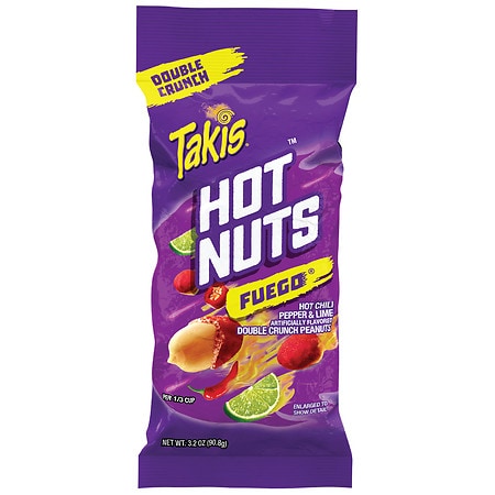 Takis Hot Nuts Fuego Double Crunch Peanuts