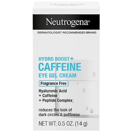 Neutrogena Hydro Boost+ Caffeine Eye Gel Cream, Fragrance Free