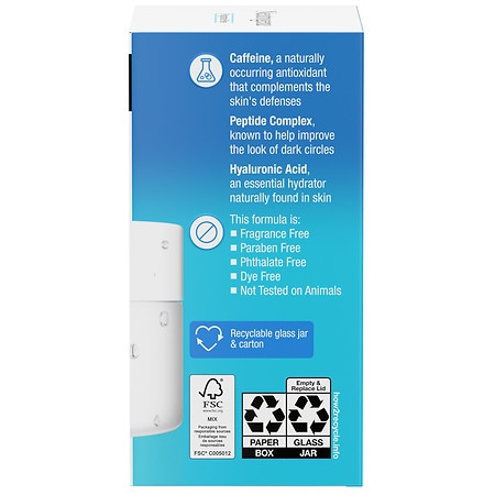 Neutrogena Hydro Boost+ Caffeine Eye Gel Cream, Fragrance Free