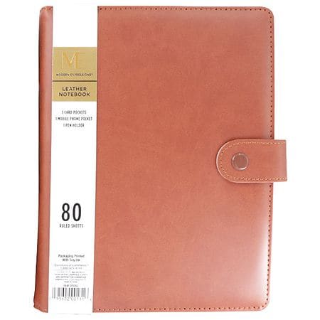 Wexford Leather Notebook 6.3 x 1.57 x 8.66 in Assorted