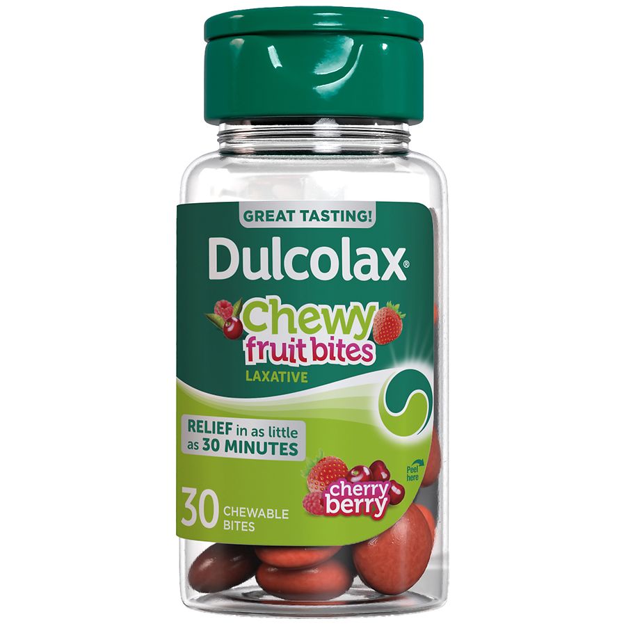 dugudagii レジンリンゴ Dulcolax Saline Laxative Chewy Fruit Bites Cherry Berry | Walgreens