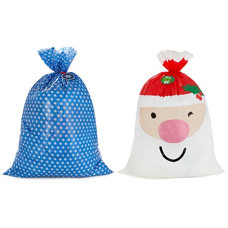 Hallmark Christmas Jumbo Plastic Gift Bags