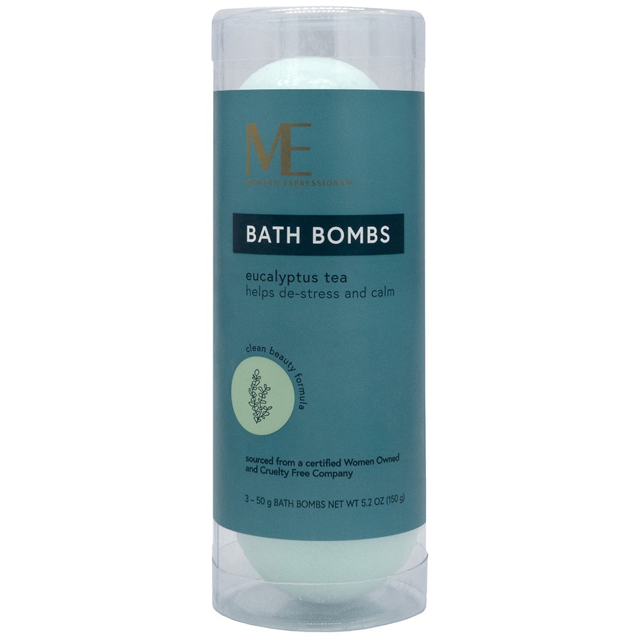 Modern Expressions Bath Bombs Eucalyptus Tea Walgreens