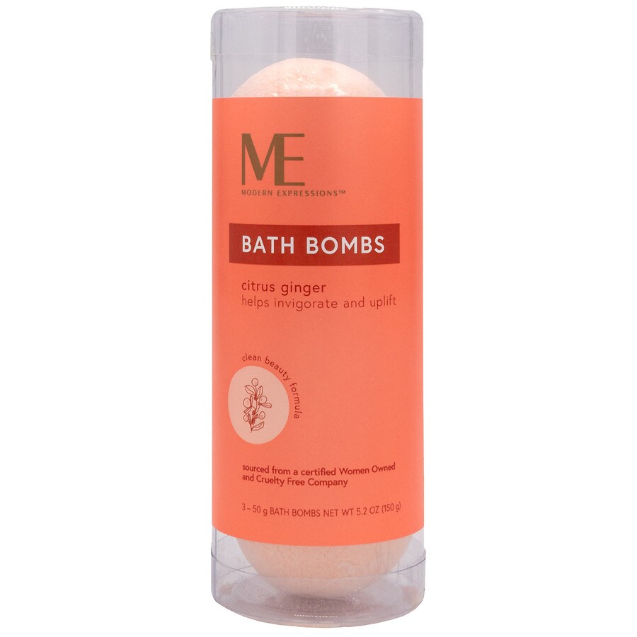 Modern Expressions Bath Bombs Citrus Ginger Walgreens