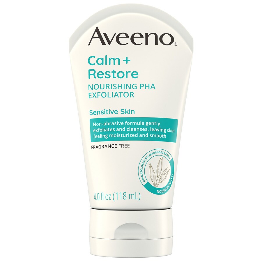 Aveeno Calm + Restore Nourishing PHA Facial Exfoliator Walgreens