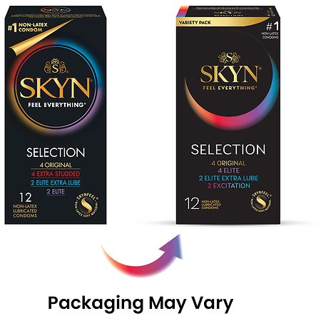 SKYN Selection Non-Latex Lubricated Condoms