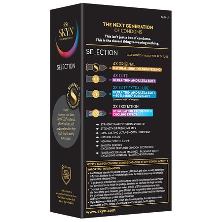 SKYN Selection Non-Latex Lubricated Condoms