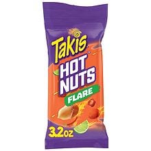 Takis Hot Nuts Flare Double Crunch Peanuts Chili Pepper & Lime | Walgreens