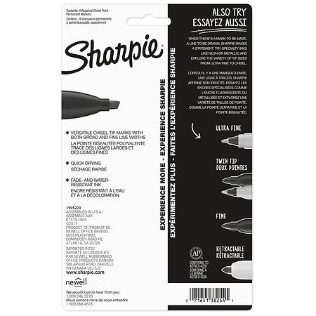 Sharpie Water-Based Paint Markers, Extra Fine Point Glitter Pastel Set