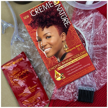 Creme Of Nature Exotic Shine Permanent Hair Color, Burgundy