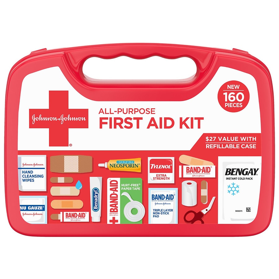 First Aid Only First Aid Kit, Fabric Pouch, 260 PC